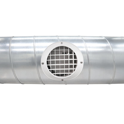 6" Spiral Register with Damper