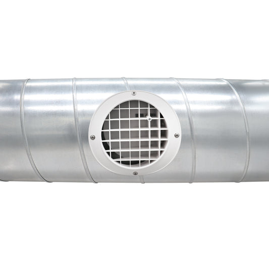 6" Spiral Diffuser with Damper