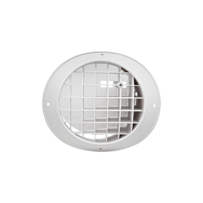 6" Spiral Register with Damper