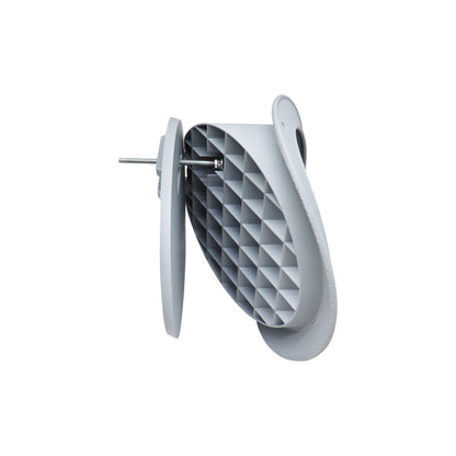 6" Spiral Register with Damper